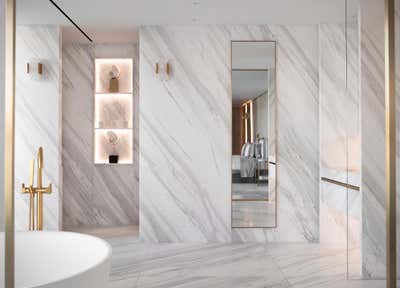  Transitional Family Home Bathroom. Ingot by Stewart + Stewart Design.