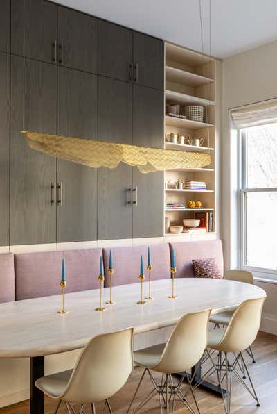  Contemporary Family Home Dining Room. Brooklyn Townhouse by Lewis Birks LLC.