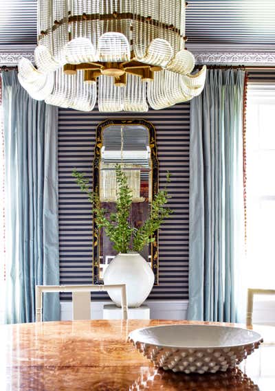  Traditional Family Home Dining Room. Spring Valley Maximalism  by Zoe Feldman Design.