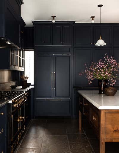  English Country Family Home Kitchen. Cow Hollow by Heidi Caillier Design.