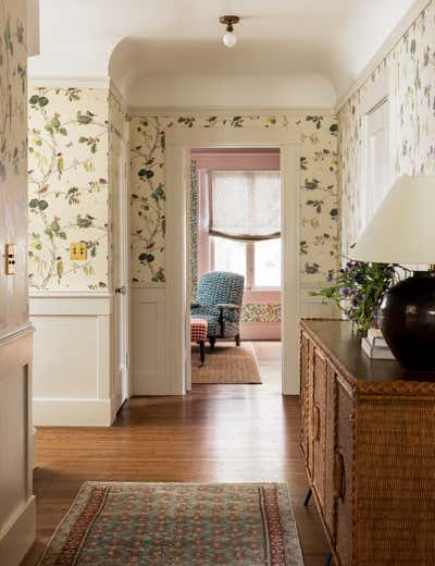  English Country Family Home Entry and Hall. Cow Hollow by Heidi Caillier Design.