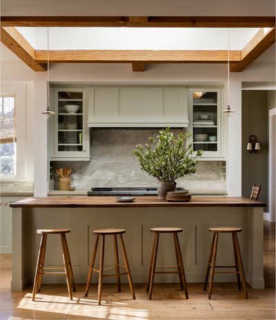  Eclectic Kitchen. Kentfield by Heidi Caillier Design.