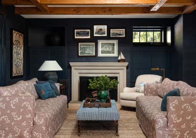  Eclectic Living Room. Kentfield by Heidi Caillier Design.