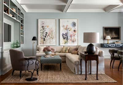  Traditional Living Room. Larkspur by Heidi Caillier Design.
