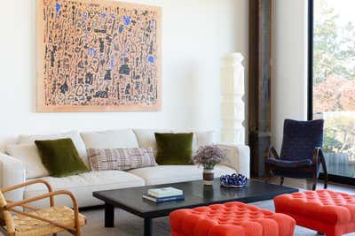  Mid-Century Modern Family Home Living Room. Noe Valley by Studio Roene LLC.