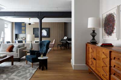  Contemporary Transitional Apartment Open Plan. Merchant's House by Damon Liss Design.
