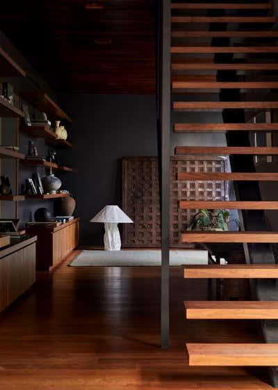  Minimalist Industrial Family Home Workspace. Red Hook House by Argyle Design.