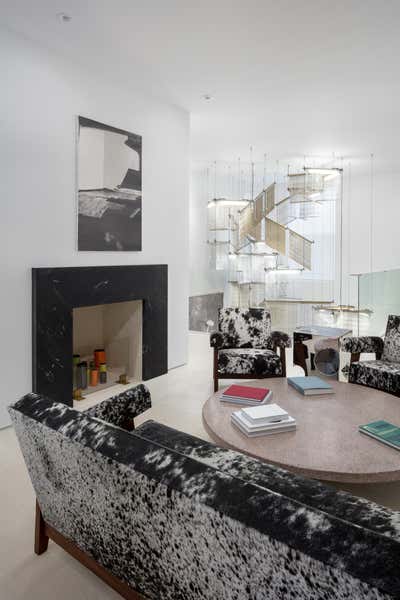  Minimalist Living Room. Upper West Side Townhouse by Charlap Hyman & Herrero.
