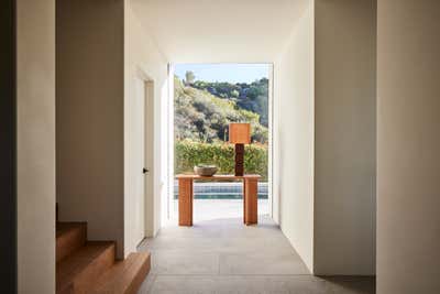 Modern Entry and Hall. Hills of Santa Barbara by Corinne Mathern Studio.