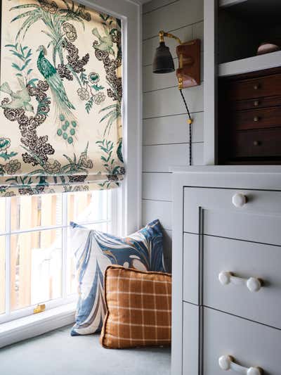 Art Deco Storage Room and Closet. Clarksville by Avery Cox Design.