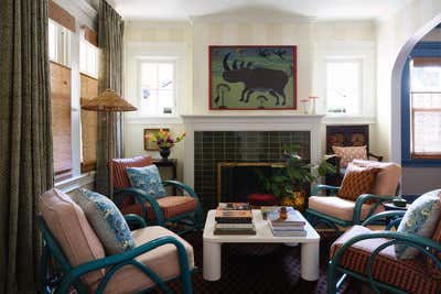  Arts and Crafts Bohemian Living Room. Virginia Highlands by Avery Cox Design.