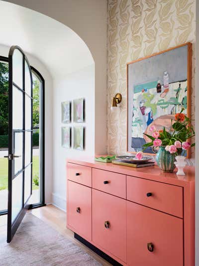  Maximalist Family Home Entry and Hall. Pemberton Heights by Avery Cox Design.