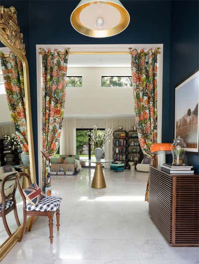 Maximalist Entry and Hall. high pines residence by mr alex TATE.