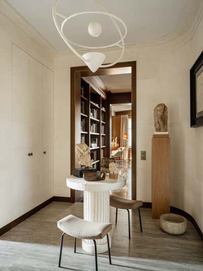 Eclectic Entry and Hall. Apartment of the designer by Irakli Zaria Interiors.