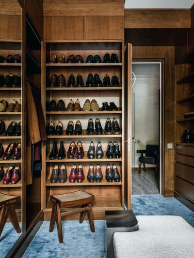 Eclectic Storage Room and Closet. Apartment of the designer by Irakli Zaria Interiors.