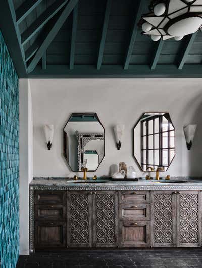  Bohemian Moroccan Victorian Bathroom. Haight-Ashbury by NICOLEHOLLIS.
