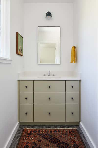  Minimalist Family Home Bathroom. Bryker Woods by Avery Cox Design.