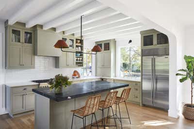  Minimalist Organic Family Home Kitchen. Bryker Woods by Avery Cox Design.