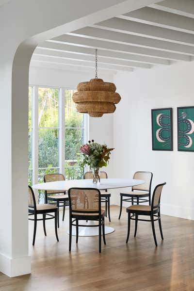  Organic Dining Room. Bryker Woods by Avery Cox Design.