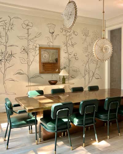  Art Deco Family Home Dining Room. Glencoe Residence by Nate Berkus Associates.