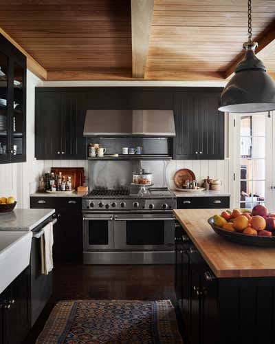  Mid-Century Modern Country House Kitchen. East Hampton Country Home by Robert Stilin.