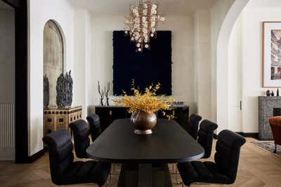  Eclectic Apartment Dining Room. SoHo Triplex by GACHOT.
