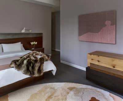 Modern Bedroom. West Chelsea Loft by de la Torre design studio llc.