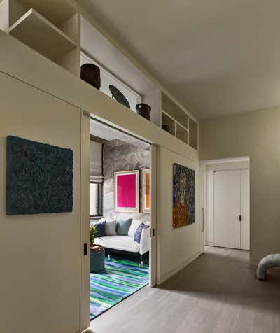  Mid-Century Modern Modern Apartment Bar and Game Room. West Chelsea Loft by de la Torre design studio llc.