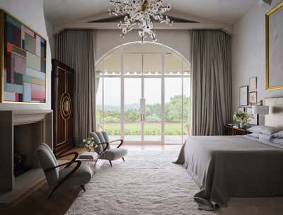  Mediterranean Family Home Bedroom. Kendra Scott's Lake Austin Jewel by Fern Santini, Inc..