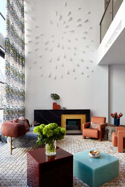 Contemporary Living Room. Gramercy Townhouse by Frampton Co.