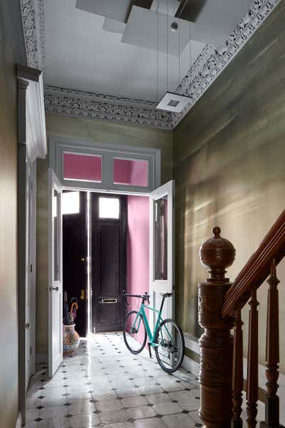  Family Home Entry and Hall. Gramercy Townhouse by Frampton Co.