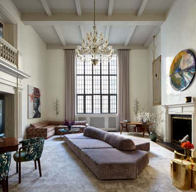  Transitional Traditional Living Room. Upper East Side Duplex by Frampton Co.