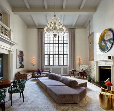  Traditional Living Room. Upper East Side Duplex by Frampton Co.