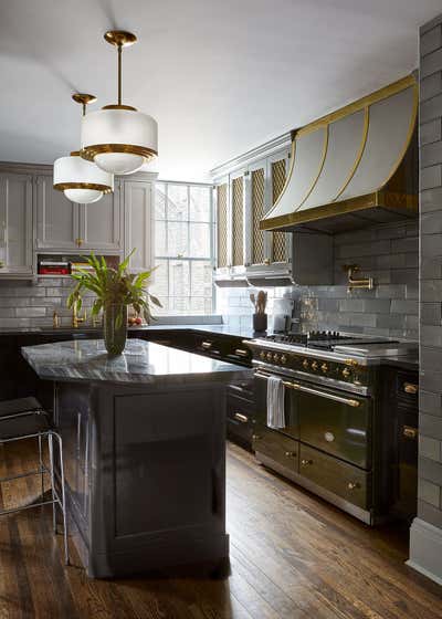  Transitional Contemporary Apartment Kitchen. Upper East Side Duplex by Frampton Co.