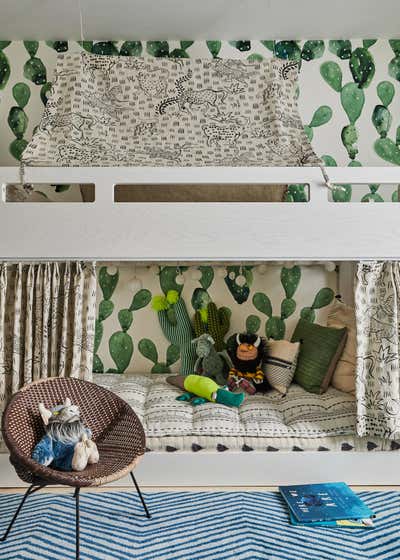  Mid-Century Modern Family Home Bedroom. The Roads by Bunsa Studio.