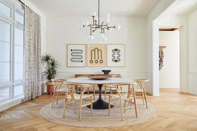  Mid-Century Modern Family Home Dining Room. Ponce Davis by Bunsa Studio.