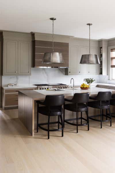  Transitional Country House Kitchen. East End Residence  by Ries Hayes.