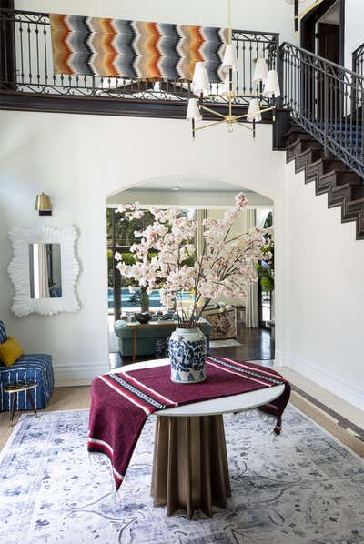Eclectic Entry and Hall. pinecrest by mr alex TATE.