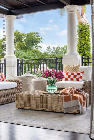 Eclectic Patio and Deck. pinecrest by mr alex TATE.