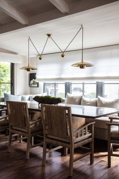 Scandinavian Coastal Family Home Dining Room. Emerald Bay by Studio Gutow.