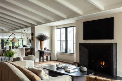  Transitional Family Home Living Room. Emerald Bay by Studio Gutow.