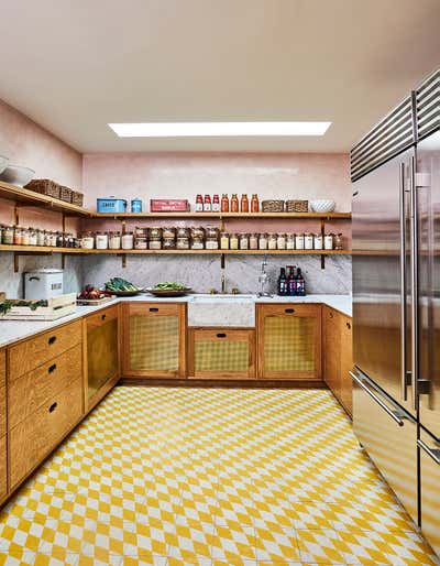  Mid-Century Modern Country House Pantry. Keepers Farmhouse by Peter Mikic Studio.