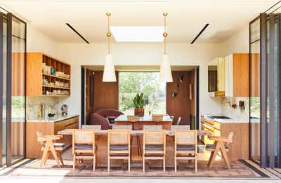  Mid-Century Modern Country House Kitchen. Keepers Farmhouse by Peter Mikic Studio.