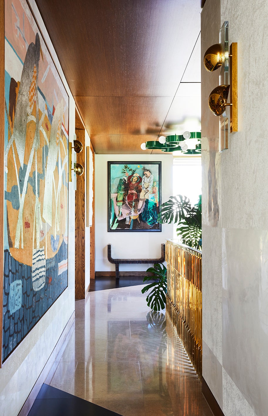 Mid-Century Modern Entry and Hall