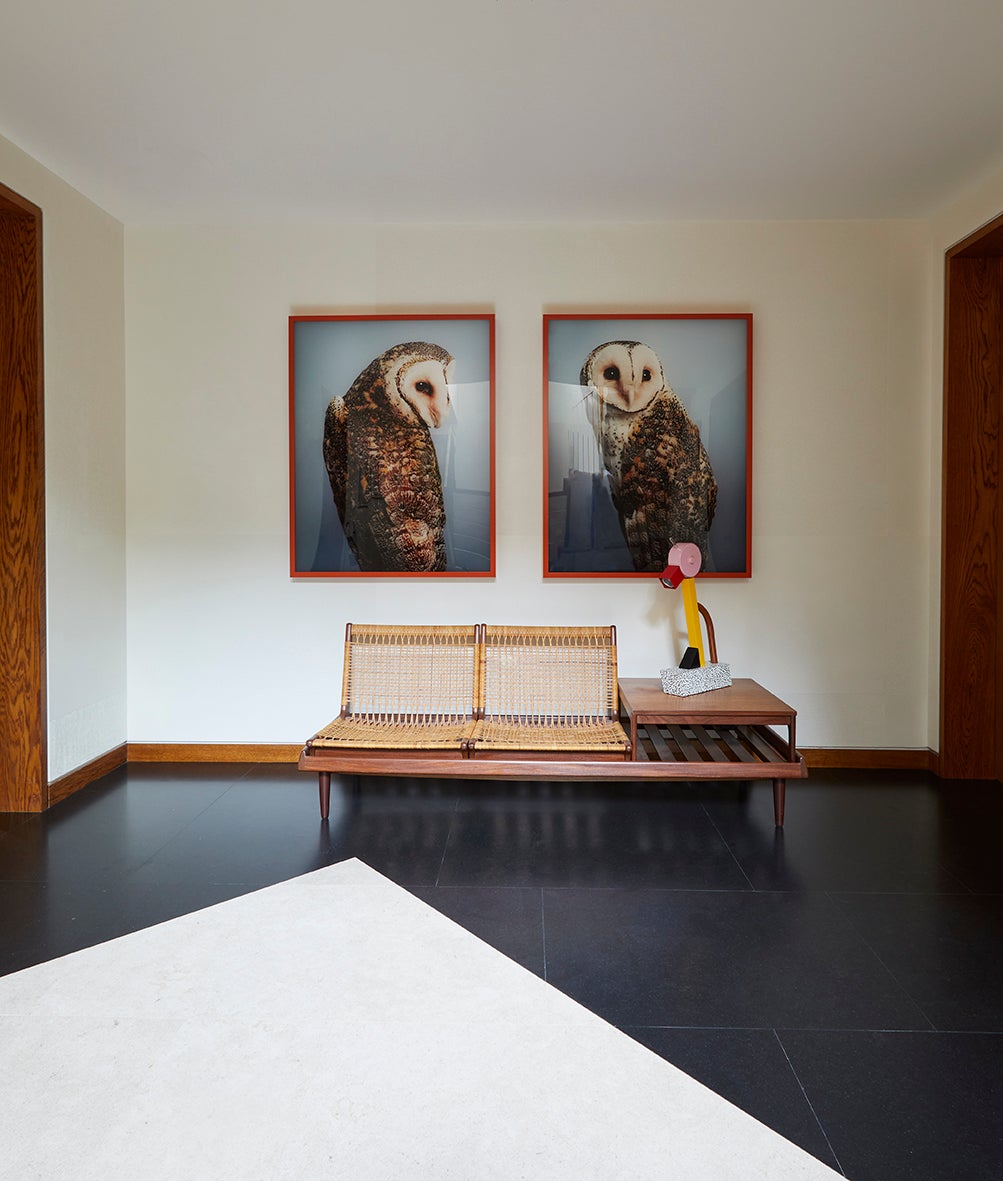 Mid-Century Modern Entry and Hall