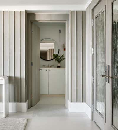  Transitional Coastal Vacation Home Bathroom. Naples Residence  by Kara Mann Design.
