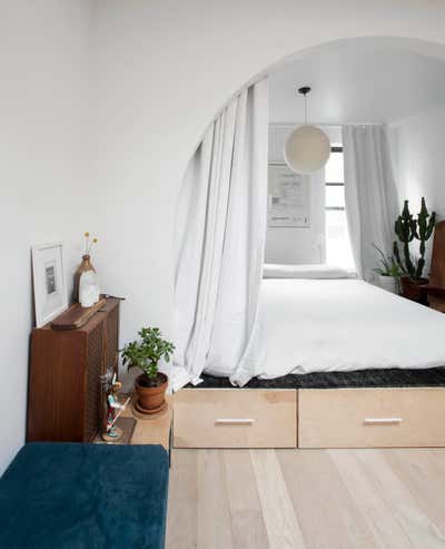  Scandinavian Apartment Bedroom. East Village Loft by Le Whit.