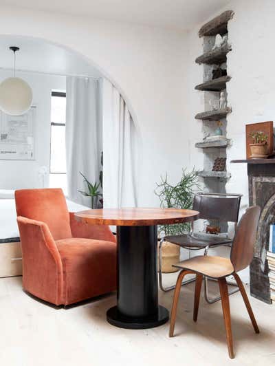  Minimalist Scandinavian Dining Room. East Village Loft by Le Whit.