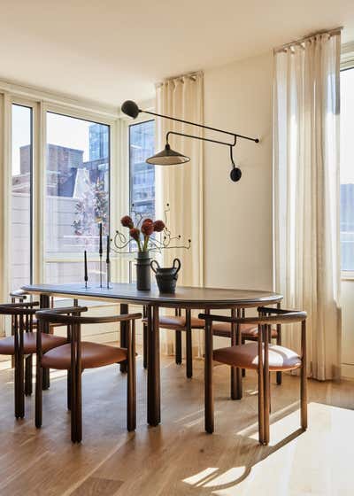 Modern Apartment Dining Room. Chelsea Remodel by Le Whit.