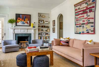  Mid-Century Modern Family Home Living Room. Glendale Residence by Laura W. Jenkins Interiors.